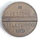 Italy Gettone Telefonico 1976 phone token