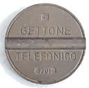 Italy Gettone Telefonico 1977 phone token