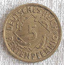 Weimar Germany 1 Pfennig 1924-A Berlin coin nice circulated condition