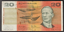 Australia 1979 20 20 Dollars banknote Knight Stone circulated condition VCR