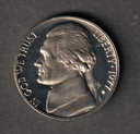 USA nickel 5 cents 1977-S proof from set uncirculated Jefferson