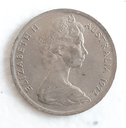 Australia 1972 5c cents coin low mintage circulated condition