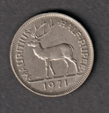 Mauritius half-rupee coin 1971 EF condition scarce 400K mintage