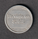 Argentina Buenos Aires Subte (subway/metro) token 1994-2000 used condition
