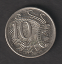 Australia 2016 10 cents reverse cud great circulated condition