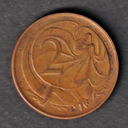 Australia 1968 2 cents 2c missing SD coin rare error great circulated condition