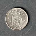 Netherlands India 1941-P 1/4 Gulden .720 silver coin lightly circulated cond