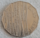 Australia 2019 AIATSIS 50c fifty cents coin circulated condition