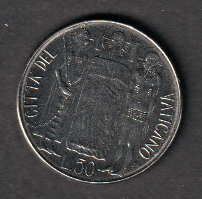 Vatican City 50 Lires 1981 coin uncirculated condition low mintage