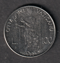 Vatican City 100 Lires 1980 coin uncirculated condition low mintage