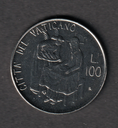 Vatican City 100 Lires 1981 coin uncirculated condition low mintage