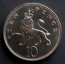 Great Britain 10 pence uncirculated coin 1983