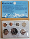 New Zealand 1987 Year uncirculated coin set in original packaging
