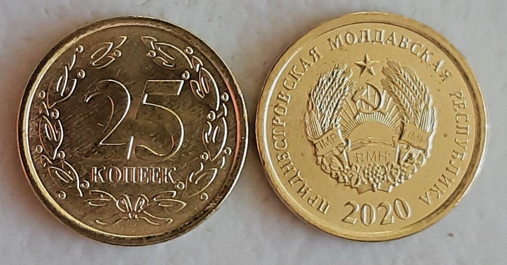Transnistria uncirculated 25 kopek 2020 coin