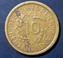 Germany 10 Pfennig 1924-A coin circulated condition