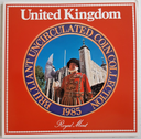 Great Britain 1985 7 coin set uncirculated on card feat £1 & 50 20 10 5 2 1d