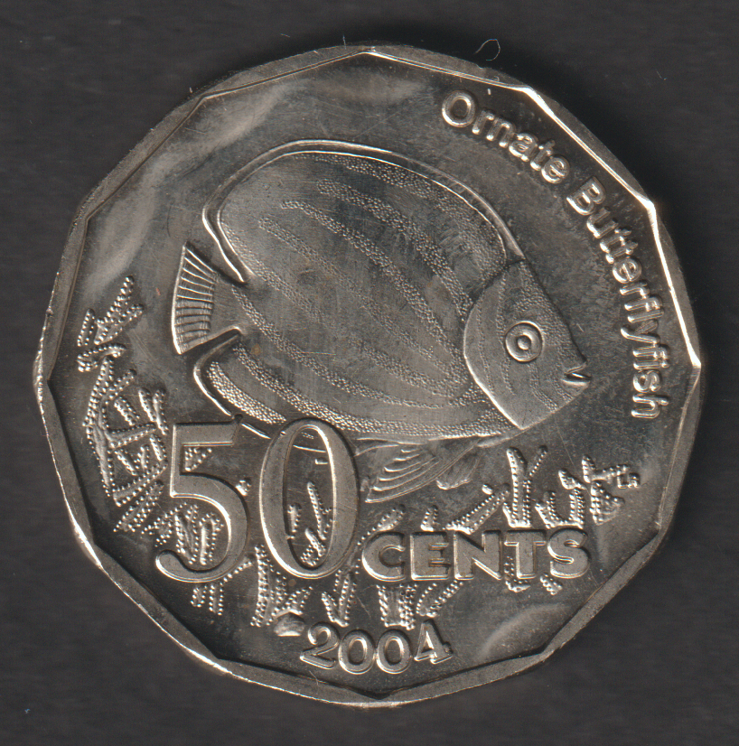 Cocos Keeling Islands 50 cents 2004 fantasy coins unused from set rare 5K mint.