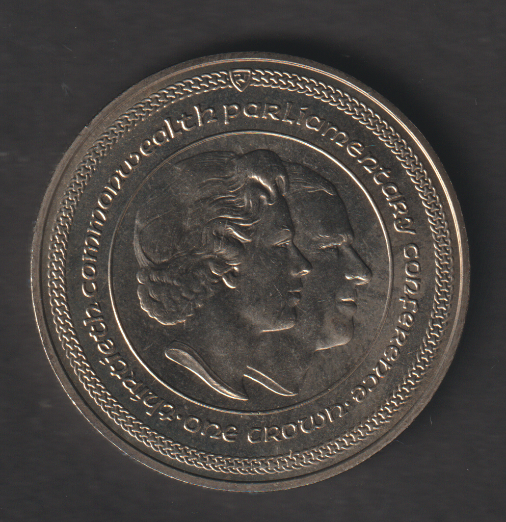 Island of Man 30th Commonwealth Parliamentary Conference 1984 1 Crown coin unc.
