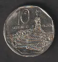 Cuba 10 Centavos 2000 coin lightly circulated condition