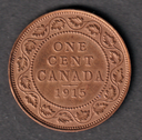 Canada 1915 1 cent coin circulated condition