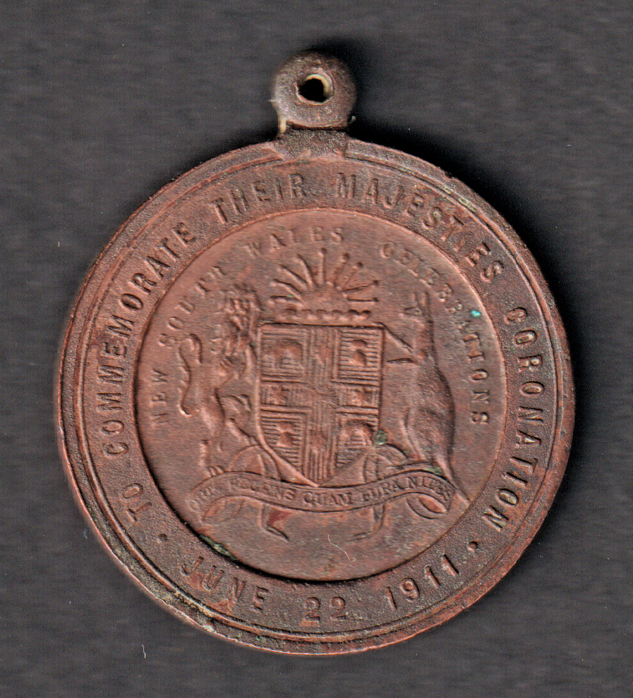 Australia Stokes George V & Mary 2011 coronation copper medal