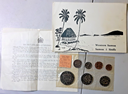 Western Samoa 1967 7 coin set uncirculated with certificate