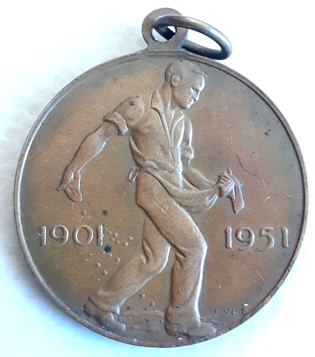 [196389992365] Australia 1951 50 Years of the Commonwealth of Australia medal