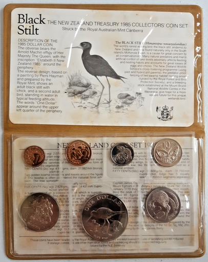 [196945794441] New Zealand 1985 Year uncirculated coin set in original packaging