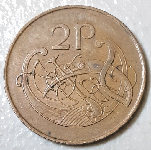 [196444103647] Ireland 2 Pence 1971 coin nice circulated condition