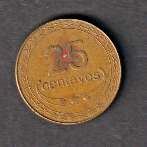 [197128262671] Timor 25 centavos coin circulated condition