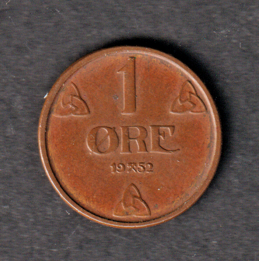[197131489859] Norway 1 ore 1952 coin nice circulated condition