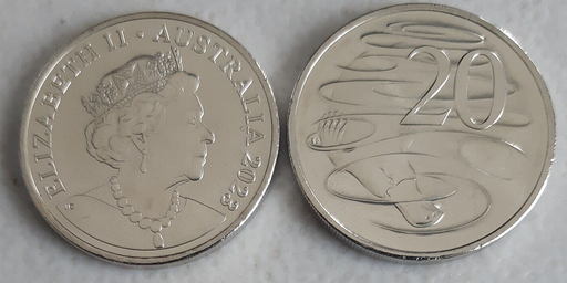 [195484587363] 2023 Australia 20c Platipus coin uncirculated ex-mint set