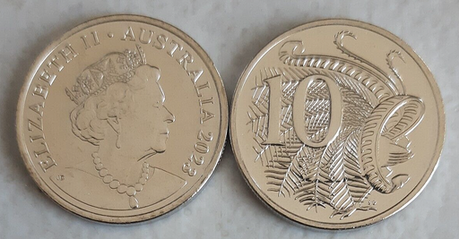 [195484593408] 2023 Australia 10c Lyrebird coin uncirculated ex-mint set