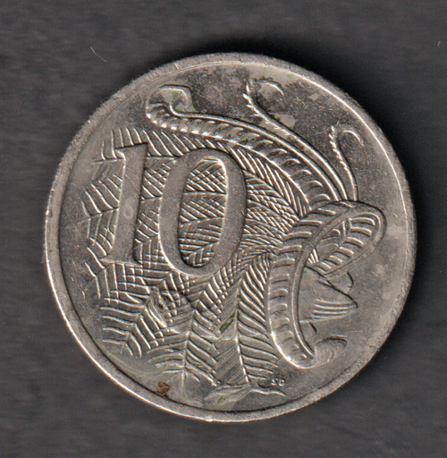 [197237419967] Australia 2001 10 cents reverse cud circulated condition