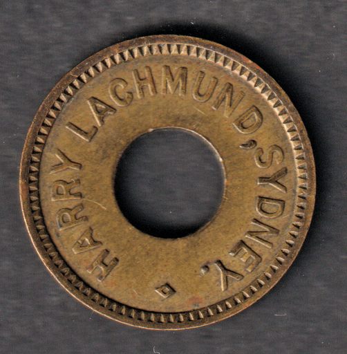 [197239386936] Australia Harry Lachmund Anglo Aust Automatic Machine Co Sydney token