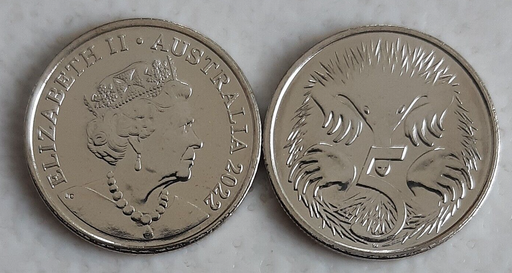 [195727317668] Australia 2022 5c uncirculated condition coin ex mint set