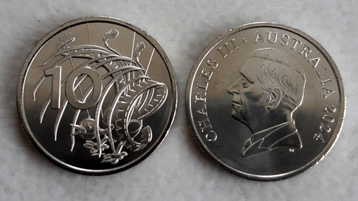 [196412118798] Australia 2024 10c cent toy lyrebird design from baby set uncirculated