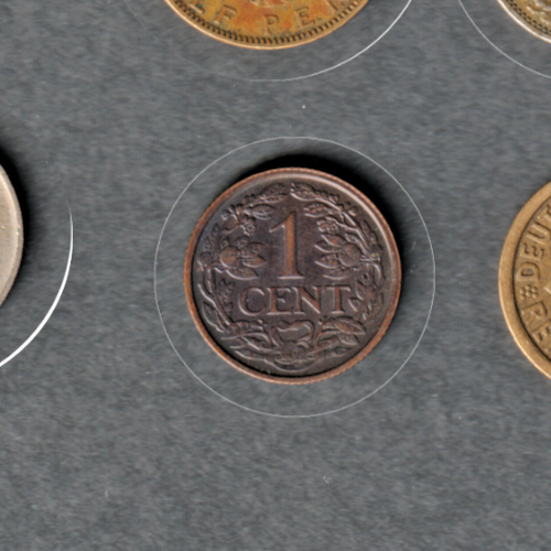 [196969757838] Netherlands 1928 1 cent coin uncommon lightly circulated condition