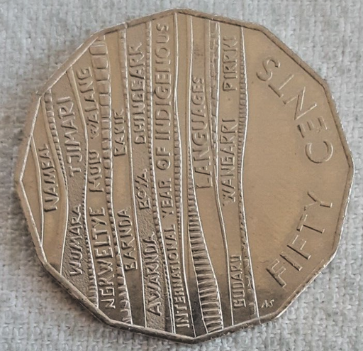 [196921239678] Australia 2019 AIATSIS 50c fifty cents coin circulated condition