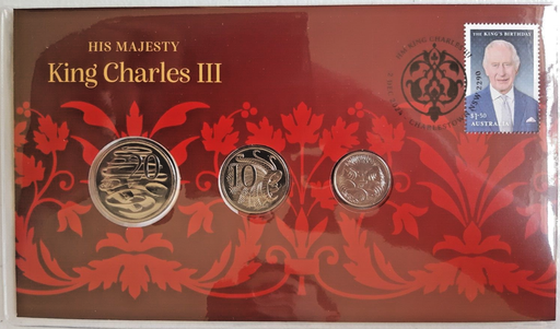 [196921300000] 2024 Australia 20 10 5 cents King Charles II coins in PNC