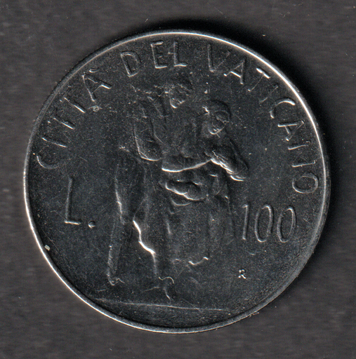 [197168760338] Vatican City 100 Lires 1982 coin uncirculated condition low mintage