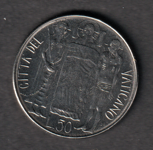 [197168789255] Vatican City 50 Lires 1981 coin uncirculated condition low mintage