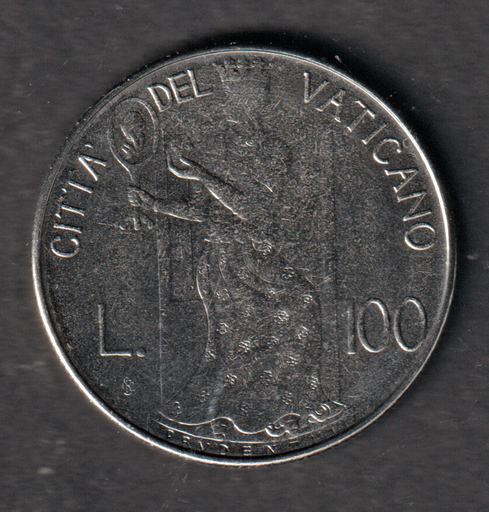 [197168804846] Vatican City 100 Lires 1980 coin uncirculated condition low mintage