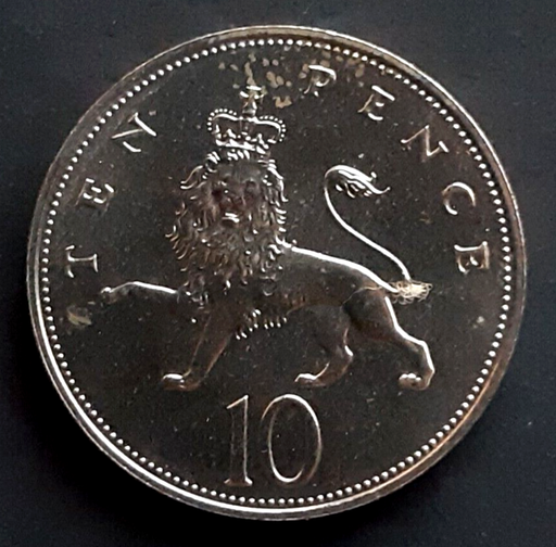 [196264949668] Great Britain 10 pence uncirculated coin 1983