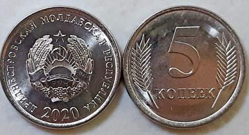 [195249066771] Transnistria uncirculated 5 kopek 2020 coin