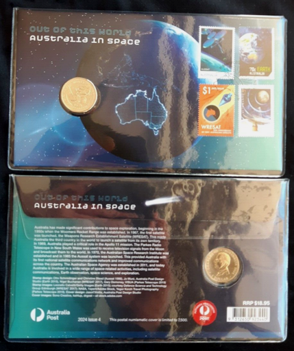 [196316616645] 2024 Australia in Space $1 1 Dollar c-mint coin PNC Charles III