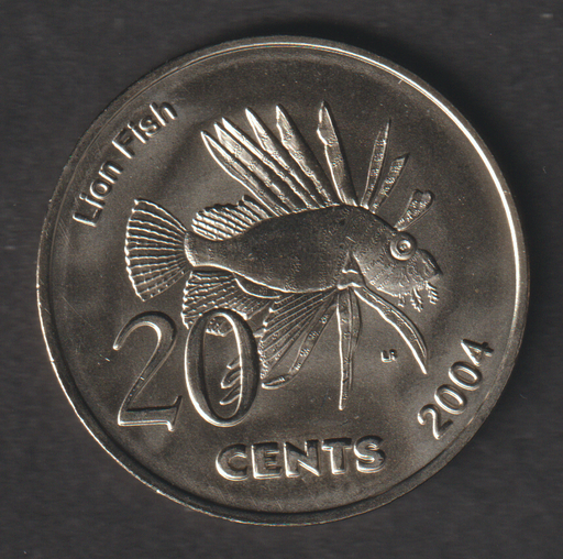 [197284809886] Cocos Keeling Islands 20 cents 2004 fantasy coins unused from set rare 5K mint.