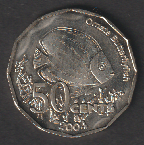 [197284841032] Cocos Keeling Islands 50 cents 2004 fantasy coins unused from set rare 5K mint.