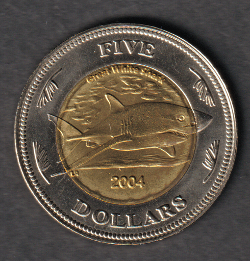 [197284848591] Cocos Keeling Islands $5 five dollars 2004 fantasy coins unused from set 5K mint