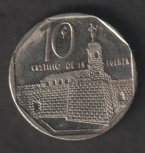 Cuba 10 Centavos 2000 coin lightly circulated condition